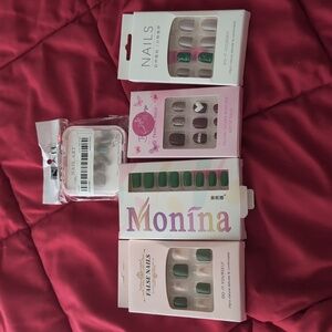 Press on nail lot 6 sets